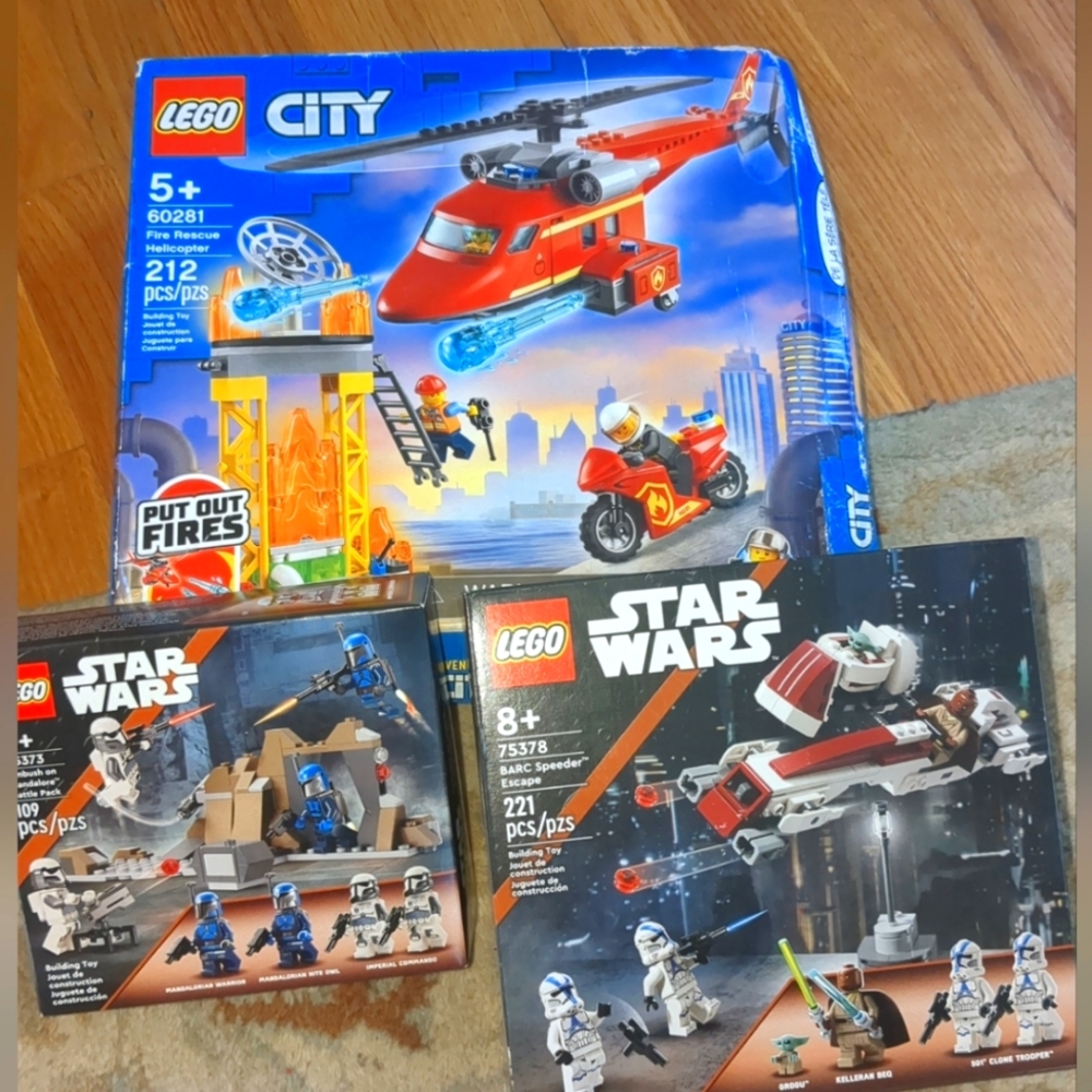 Lego city and star wars